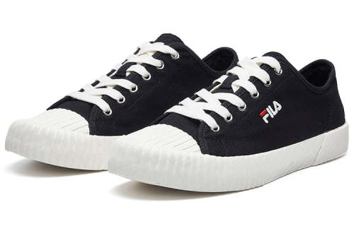FILA Fmc Series Carve Low-Top Canvas Sneakers Black/White F12M034415FBK