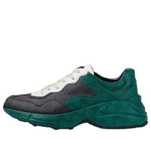 Gucci Rhyton GG Supreme Sneakers 'Green Black White' 746101-FAB4D-1059