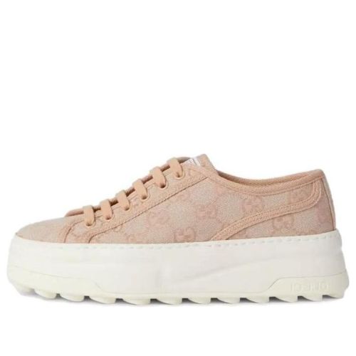 (WMNS) Gucci GG Leather Sneakers 'Neutral' 746766-FABZZ-5641