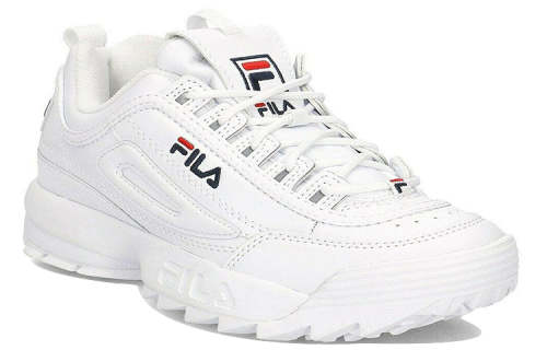 (WMNS) FILA Disruptor Low-top Running Shoes White 1010302_1FG