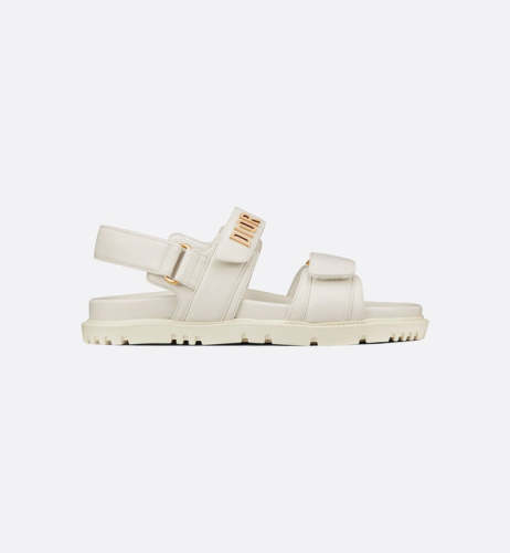 DiorAct Sandal • White Lambskin