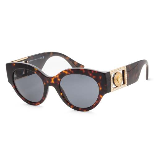Versace Women's VE4438B-108-87 Fashion 52mm Dark Havana Sunglasses