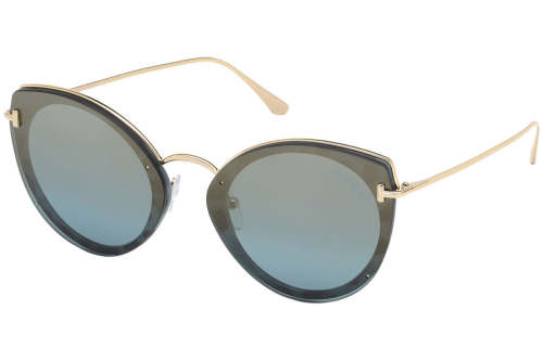Tom Ford Black/Gold Cat Eye FT0683 55X Sunglasses