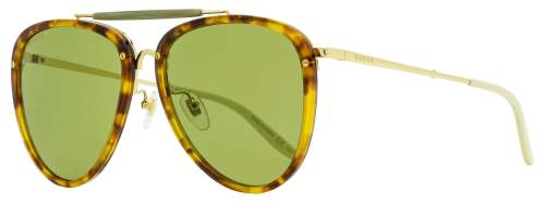 Gucci Aviator Sunglasses GG0672S 003 Gold/Havana 58mm 672