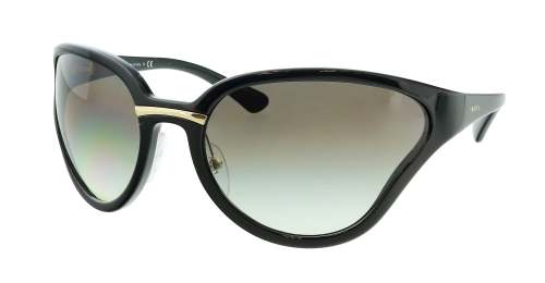 Prada Black Cateye 0PR 22VS 1AB0A7 Sunglasses