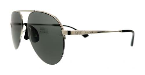 Gucci Silver Aviator  Sunglasses