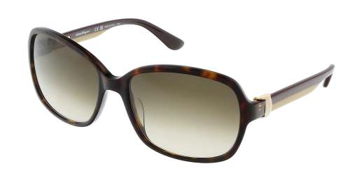 Salvatore Ferragamo SF606S 214 Oval Full Rim Sunglasses