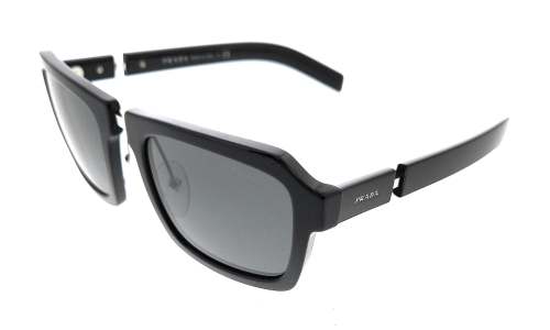 Prada 0PR 09XS 1AB5S0 Black Square Sunglasses