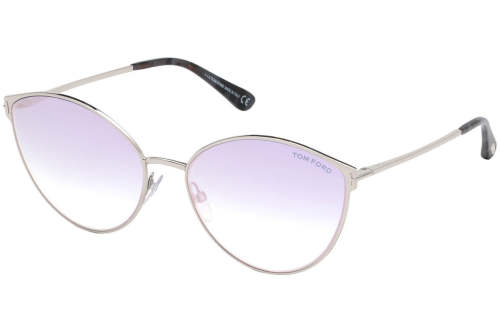 Tom Ford Silver Cat Eye FT0654 16Z Sunglasses
