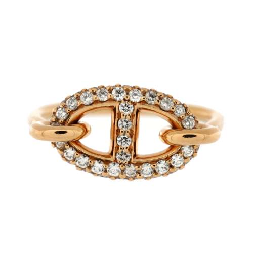 New Farandole Ring 18K Rose Gold with Diamonds