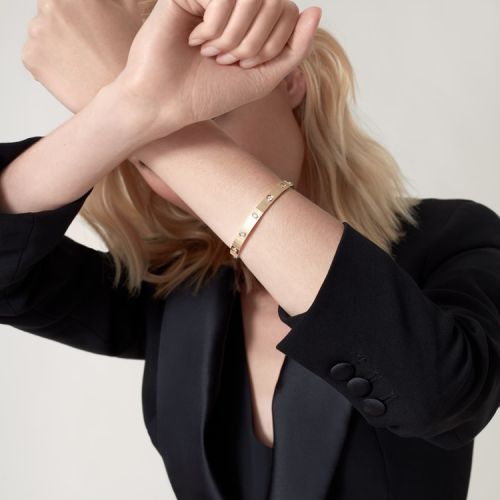 Cartier Love Bracelet with Ten Diamonds in Gold