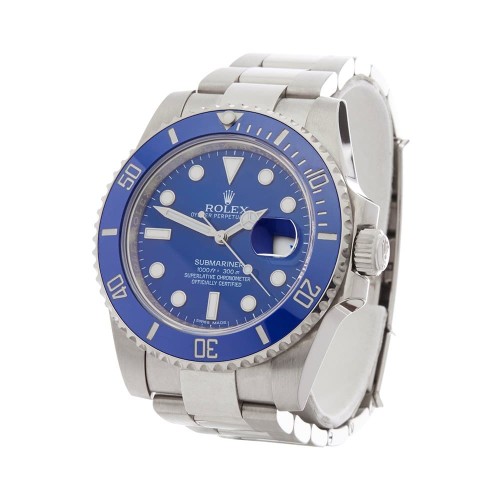 Rolex Submariner Blue Dial 116619 Oyster