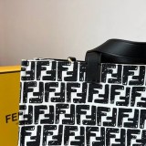 フェンディ サンシャイン 偽物 FFロゴ レザー トートバック fed47431