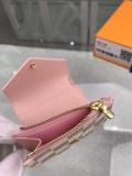 日本未入荷★ルイヴィトン 財布 偽物 折り財布 ポルトフォイユ・ゾエ ダミエ N60168