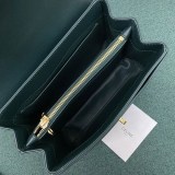 ☆超人気☆セリーヌ 16（セーズ） コピー ミディアム ショルダーバッグ グリーン【3サイズ】 Cem85504