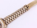 人気No1 ロレックス コピー 腕時計 デイトジャスト 41mm  パープル メンズ 全面ダイヤ  roq92710