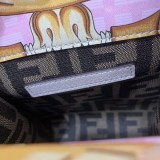 【フェンディ×ヴェルサーチェ 偽物】Fendace◆Sunshine Mini ショッパーバッグ FD8051