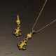 定番クロムハーツ  ゴールドネックレス 偽物 フレアチャーム Kuu95369