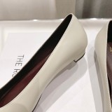 高品質♪♪♪The Row カーフスキン フラットシューズ 偽物 zag83454
