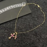 ☆超人気☆クロムハーツ ネックレス コピー 1ボールタイニー CH クロスチャーム Kuy74558