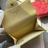 プレゼント最適シャネル ミニ財布 スーパーコピー キャビア ライトゴールド金具 shs80739