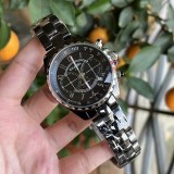 新作限定♪シャネル J12 偽物 時計 41mm ブラック shb69702