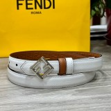 完売必至フェンディ FFダイヤモンドモチーフリバーシブルベルト コピー 20mm 6色 8C0687ANH8F0E6E
