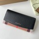 送料無料 バーバリーElmoreWalletハウスチェック長財布 Bak42224