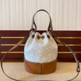 関税負担なし ロエベ バルーンバッグ 偽物 2wayバッグ ショルダーバッグ lom92170 トートバッグ ショルダーバッグ アナグラム