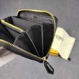 フェンディ カスタマイズ ジップアラウンド 長財布 バッグ バグズ 偽物 ジッパーウォレット fey61382
