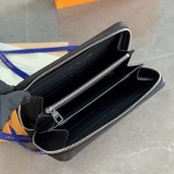 追跡付 ルイヴィトン ジッピー XL 長財布 偽物 黒 vuo04399