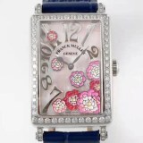 新色 入手困難品！フランク・ミュラー ロングアイランド ダイヤモンドベゼル frm53789