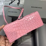 人気急上昇バレンシアガ クロコダイル型押し*HOURGLASS コピー ハンドルバッグ bat99914