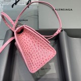 人気急上昇バレンシアガ クロコダイル型押し*HOURGLASS コピー ハンドルバッグ bat99914