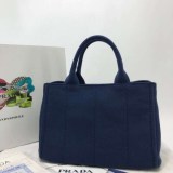 [プラダ] カナパ x レザー トートバッグ コピー / ショッピングバッグ puw75591