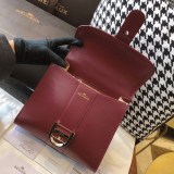 人気No1【デルボー ハンドバッグ コピー】ブリヨン Ivoryステッチ ミディアムハンドバッグ Det82089