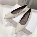高品質♪♪♪The Row カーフスキン フラットシューズ 偽物 zag83454