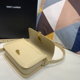 超希少！サンローラン ショルダーバッグ ボックスレザー サッチェルバッグ コピー Sau61821