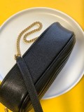 稀少サンローラン ショルダーバッグ コピー ルー ミニ バッグ キルティング グレイン レザー 6125791GF021000