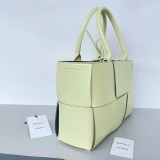 《大人気》ボッテガヴェネタ アルコ トート バッグ 偽物 レモン ウォッシュド/サンダー 652867VMAY39419
