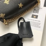 【グッチ】Padlock☆ビー&スター レザースモールショルダーバッグ偽物 432182 DJ2LG 1055