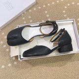 希少メゾン マルジェラ 偽物 タビアンクルストラップバレリーナ サンダル Man37228