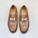 【人気】エルメス Paris パリ "H" ロゴ ローファー スーパーコピー ery72137