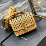 サンローラン ソルフェリーノ box 偽物 ウィッカー ショルダーバッグ Sac07398