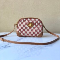 一目惚れ♪☆セリーヌ ショルダーバッグ コピー カメラバッグ トリオンフの刺繍 194332CS81