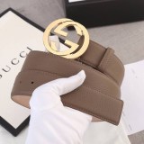 ☆超人気☆グッチ ベルト 偽物 ダブルGバックルインプリメ 4cm幅 gux61098