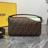 稀少 フェンディ バゲットFF刺繍 ハウンド コピー ショルダーバッグ fex67487