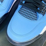 トラビススコット × ナイキ エアジョーダン4 偽物 レトロ カクタス・ジャック ユニバーシティブルー/バーシティ レッド 308497406