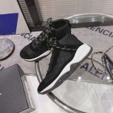希少色シャネル メッシュ ハイトップスニーカー コピー shg77254