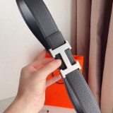 希少★エルメス★シルバー アンクレH 38mm リバーシブルベルト 偽物 erk68545